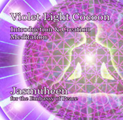 violet light cocoon creation meditation